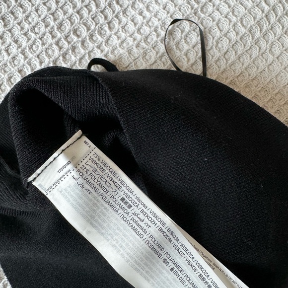 Mango one shoulder asymmetrical black top SMALL - Picture 5 of 7